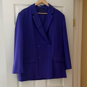 French Connection purple suit
